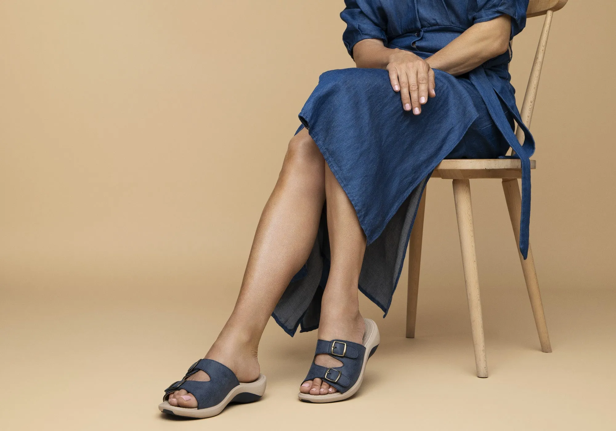 Homyped Womens Niche Comfortable Supportive Slides Sandals