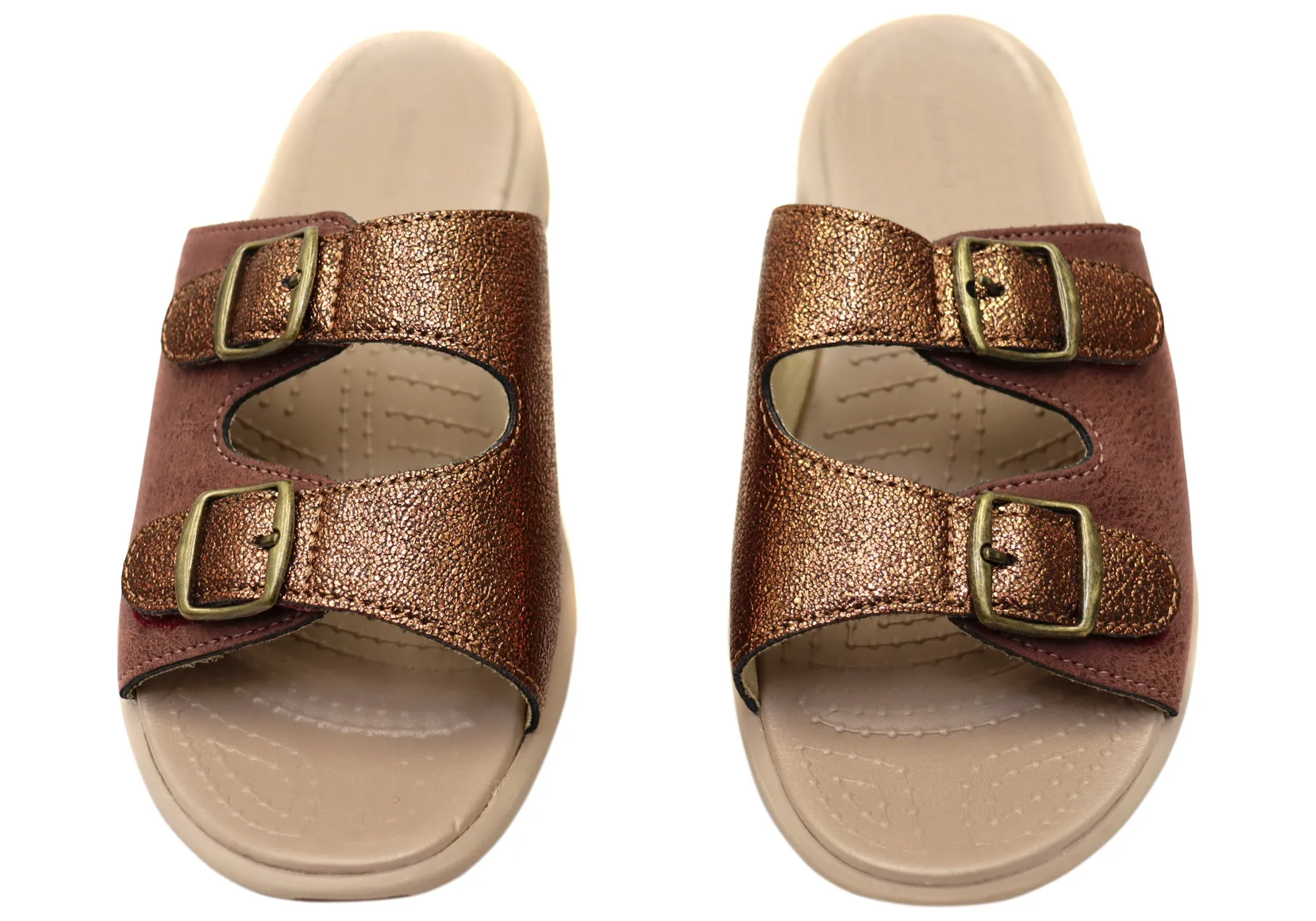 Homyped Womens Niche Comfortable Supportive Slides Sandals