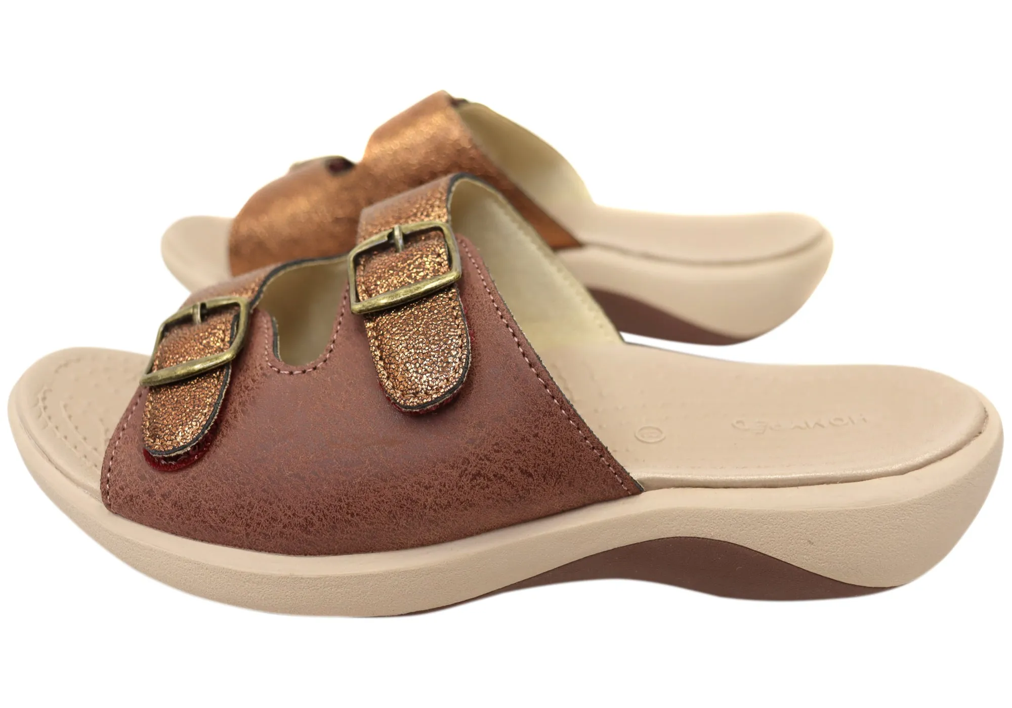 Homyped Womens Niche Comfortable Supportive Slides Sandals