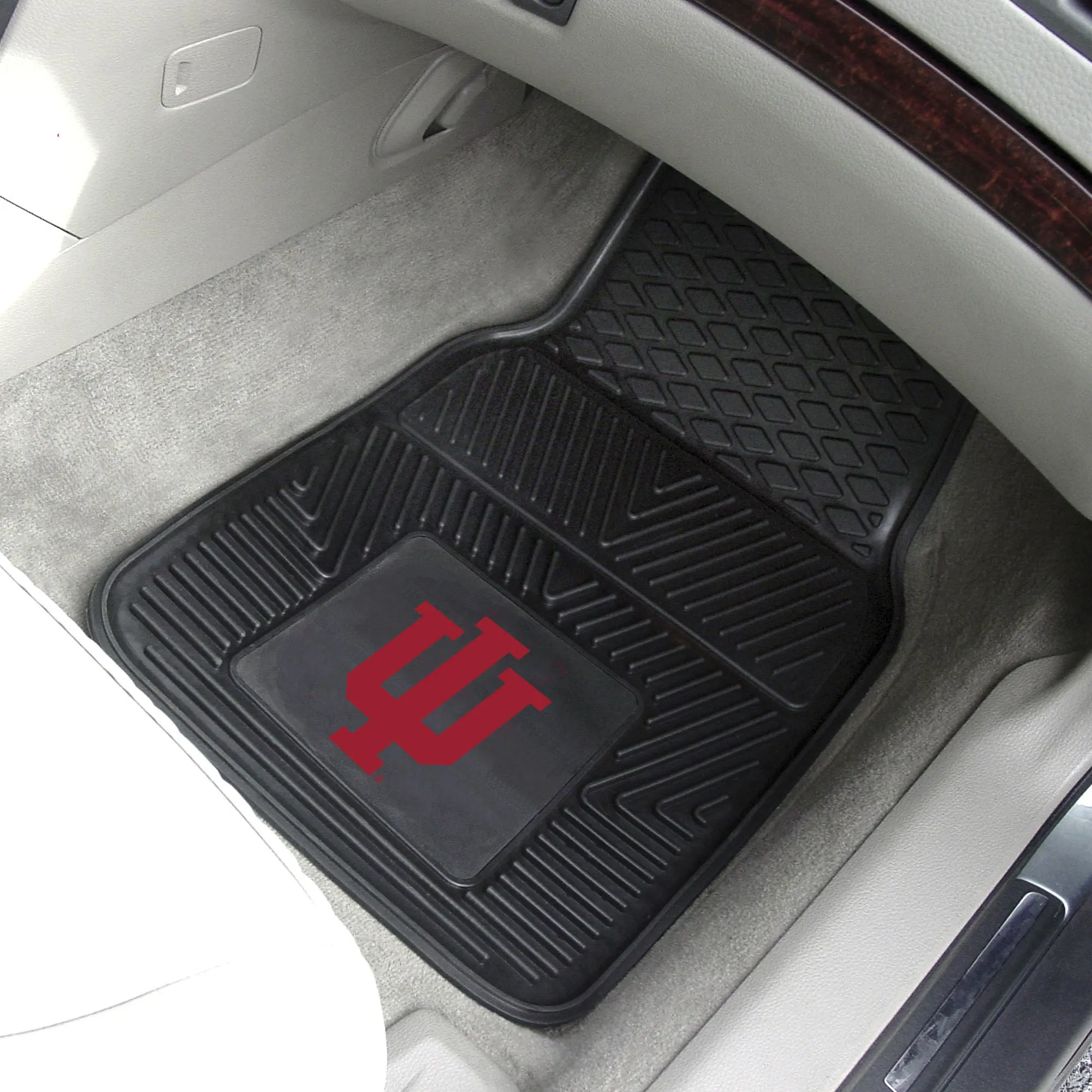 Indiana University 2-pc Vinyl Car Mat Set