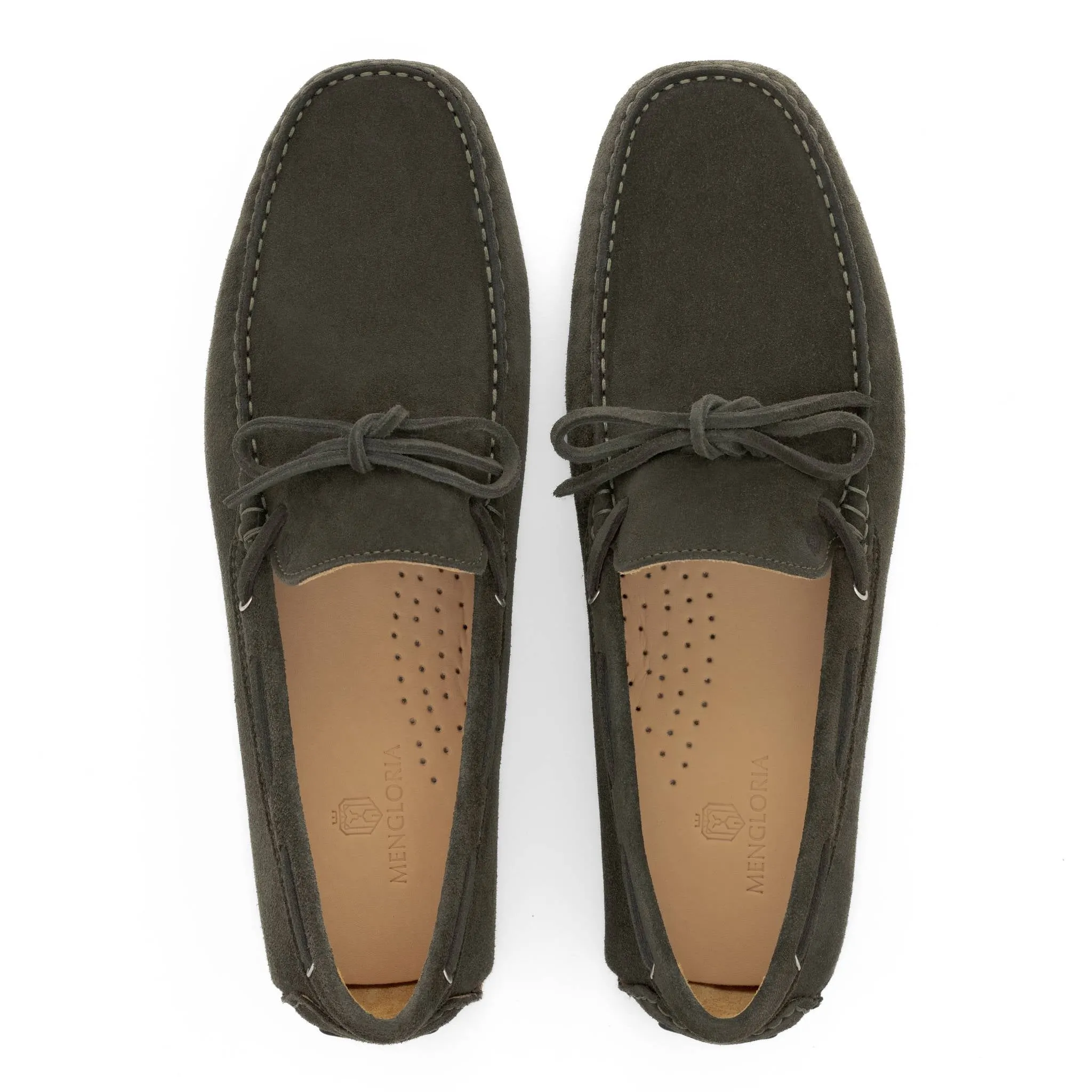 Intrepid Suede Driver | Green Khaki