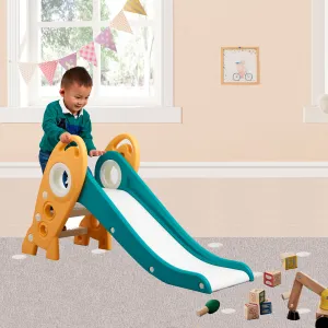 Kids Folding Montessori Slide | Eco Conscious Rocket Slide | Indoors & Outdoors | Multi Coloured| 24m 