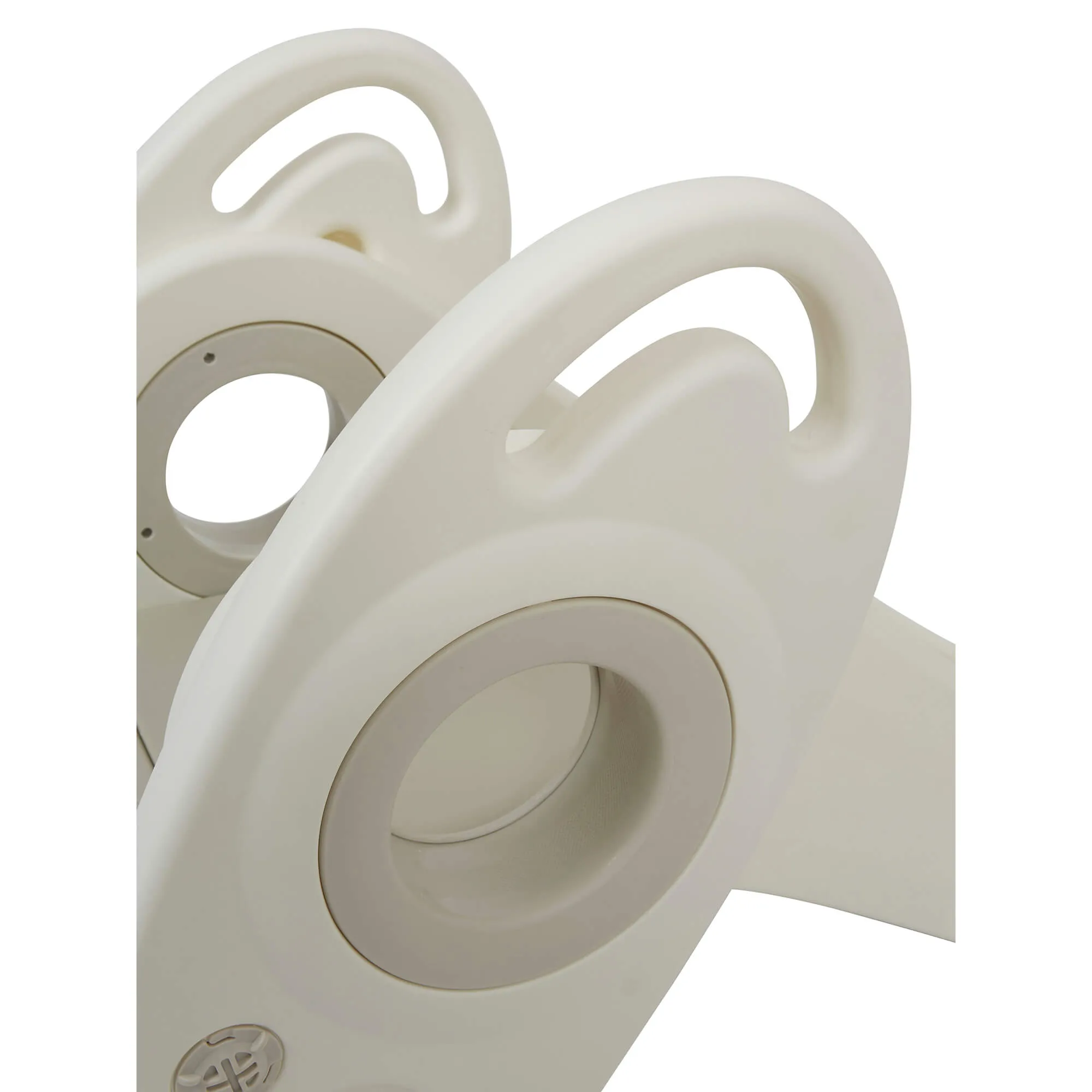 Kids Folding Montessori Slide | Eco Conscious Rocket Slide | Indoors & Outdoors | White & Grey | 24m 