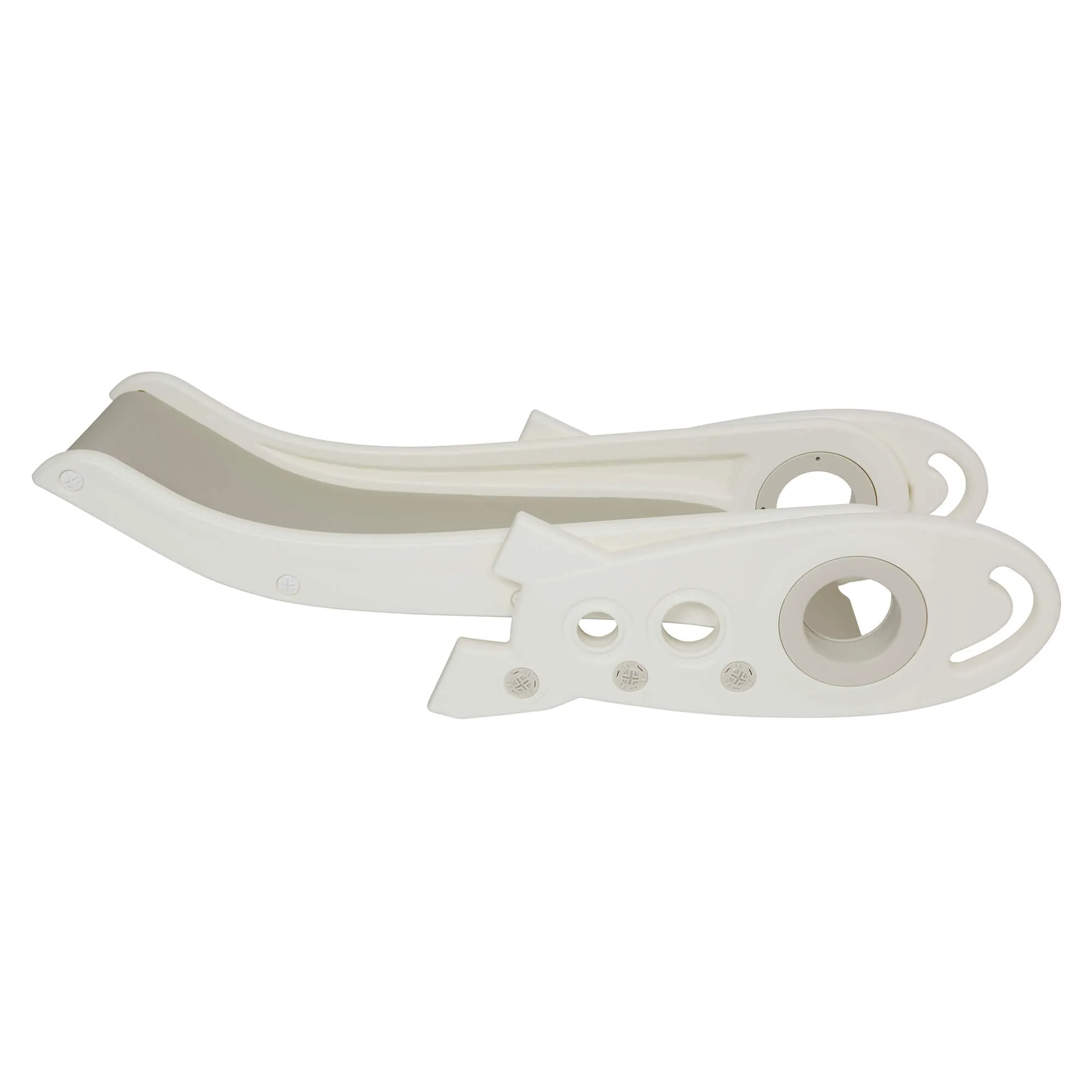 Kids Folding Montessori Slide | Eco Conscious Rocket Slide | Indoors & Outdoors | White & Grey | 24m 