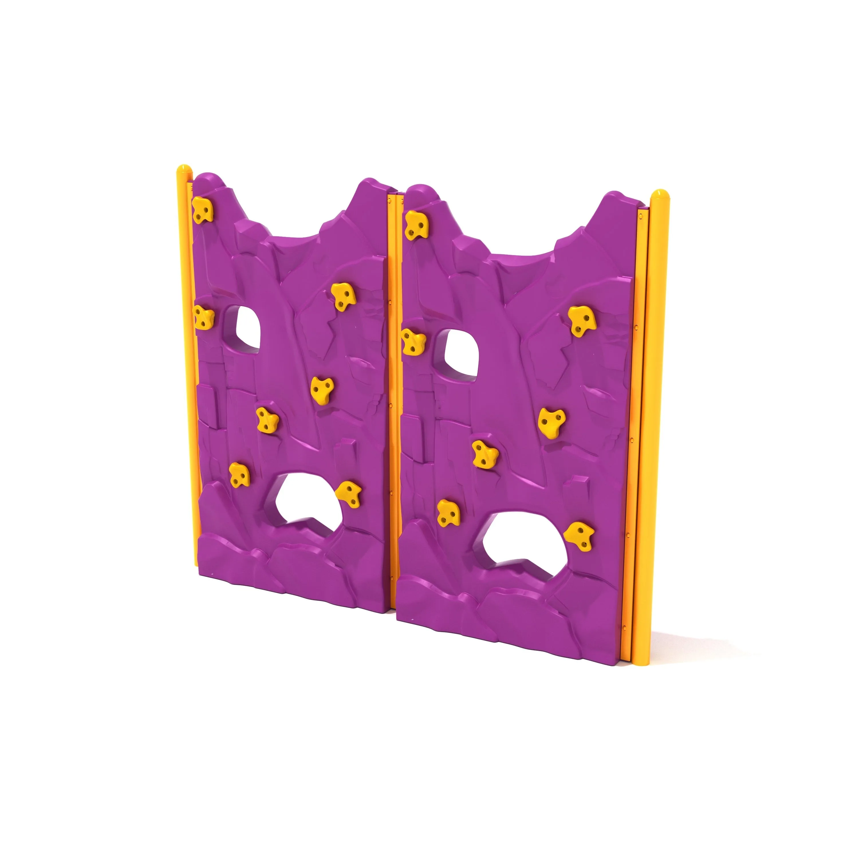 Kid's Gym Double Parallel Rock Climbing Wall