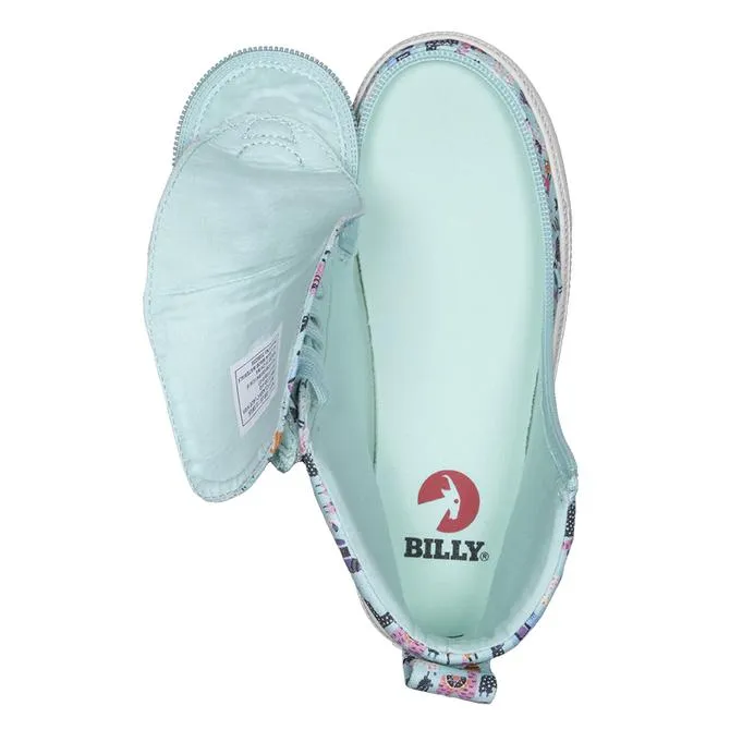 Kids' Mint Llamas Billy Classic Lace Highs