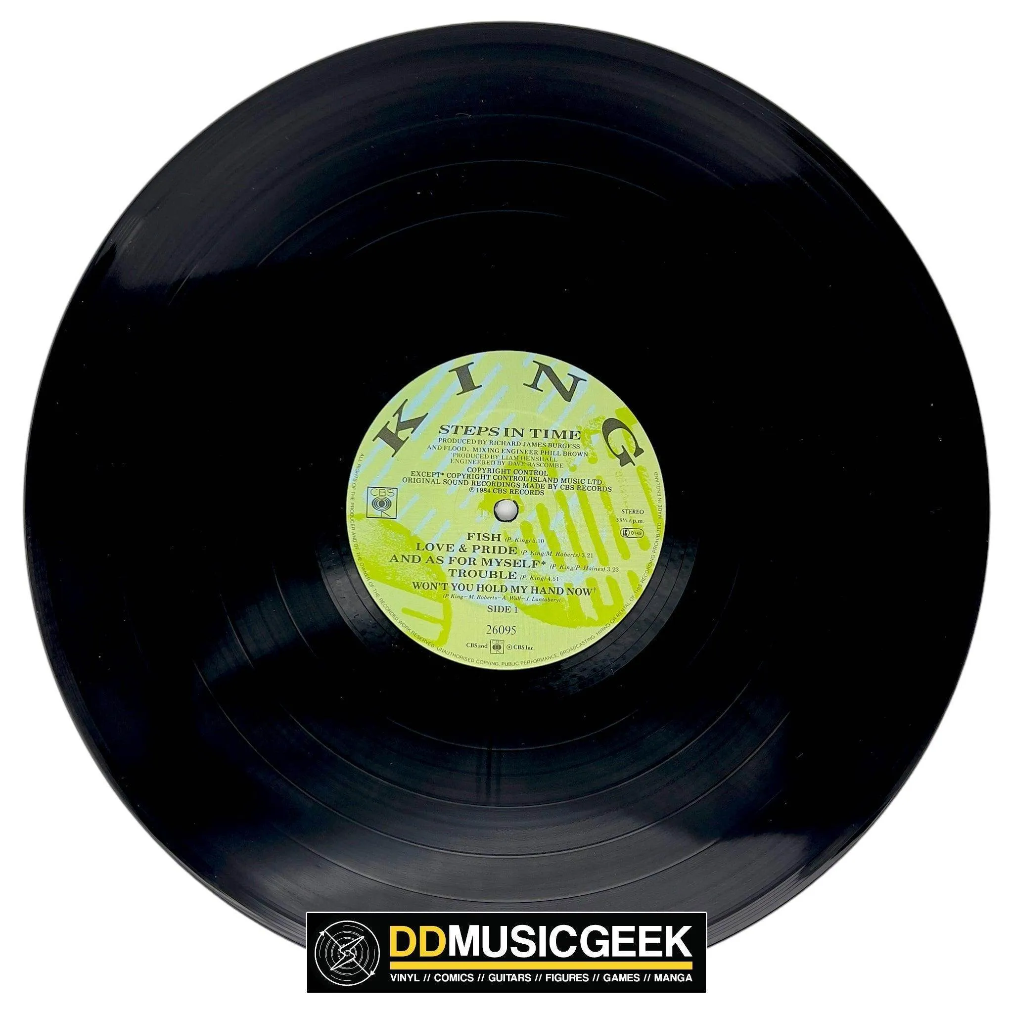 King: Steps In Time (LP, Album)