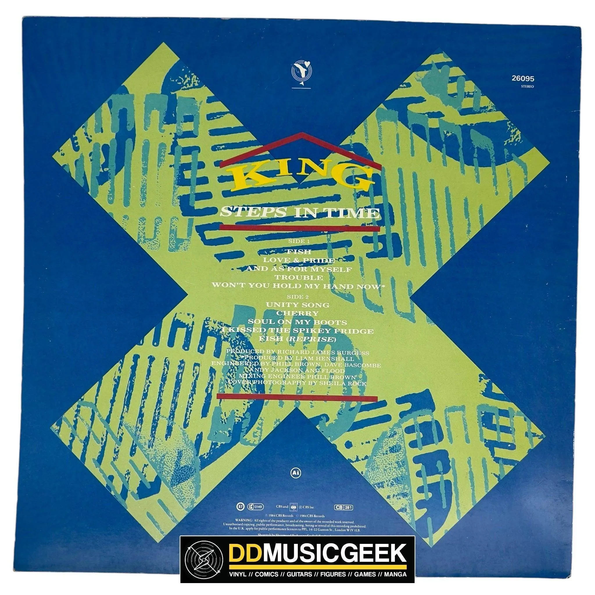 King: Steps In Time (LP, Album)