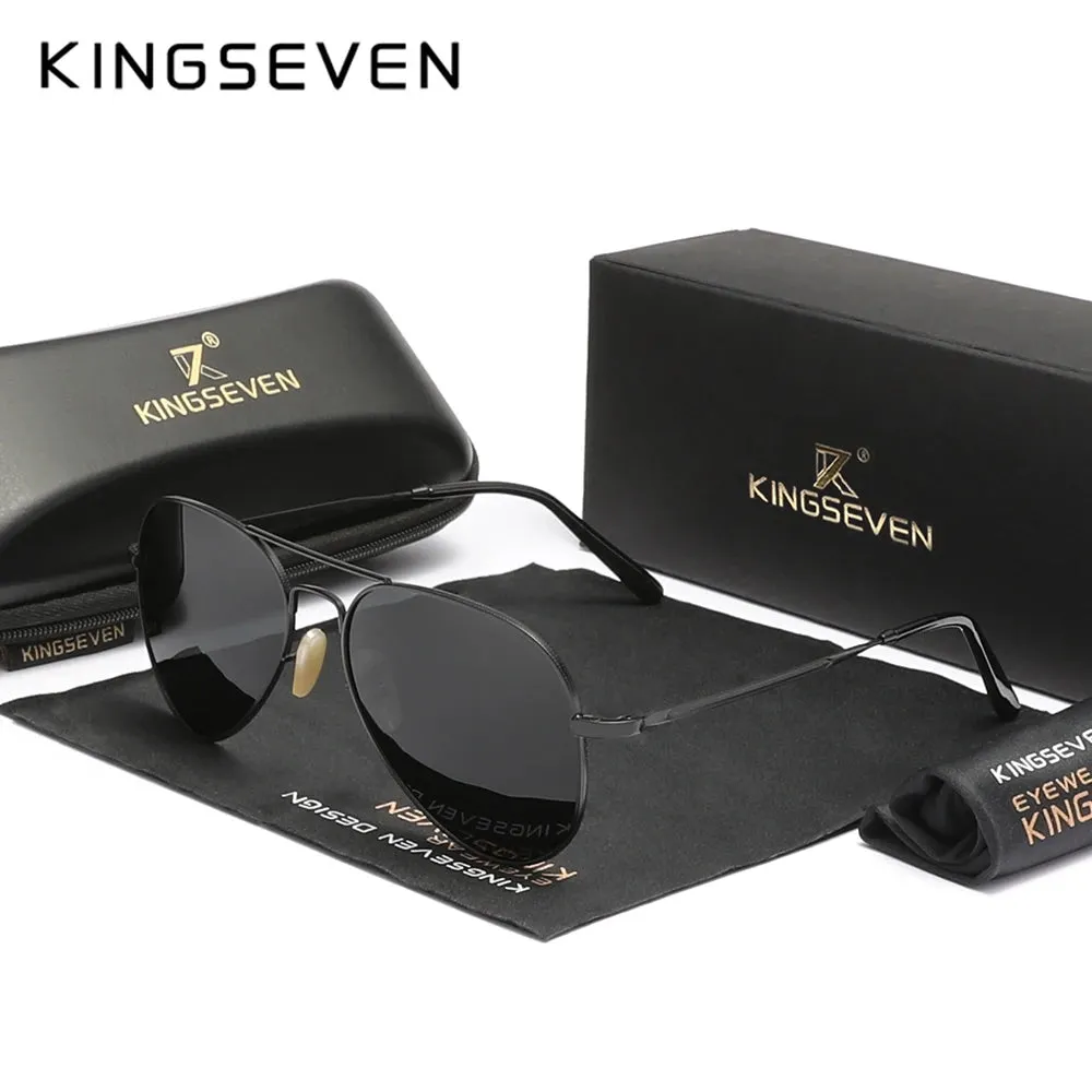 KINGSEVEN Pilot Alloy Sunglasses