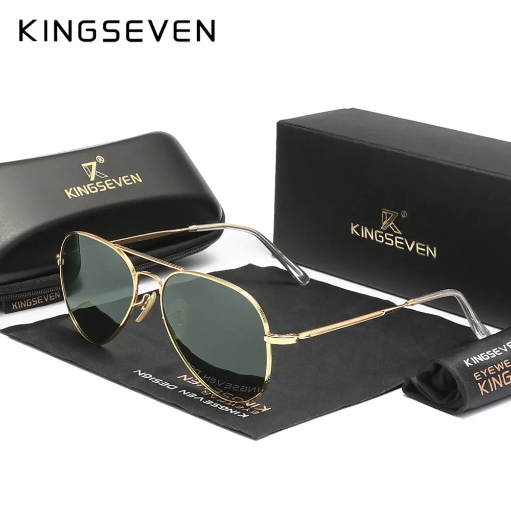KINGSEVEN Pilot Alloy Sunglasses