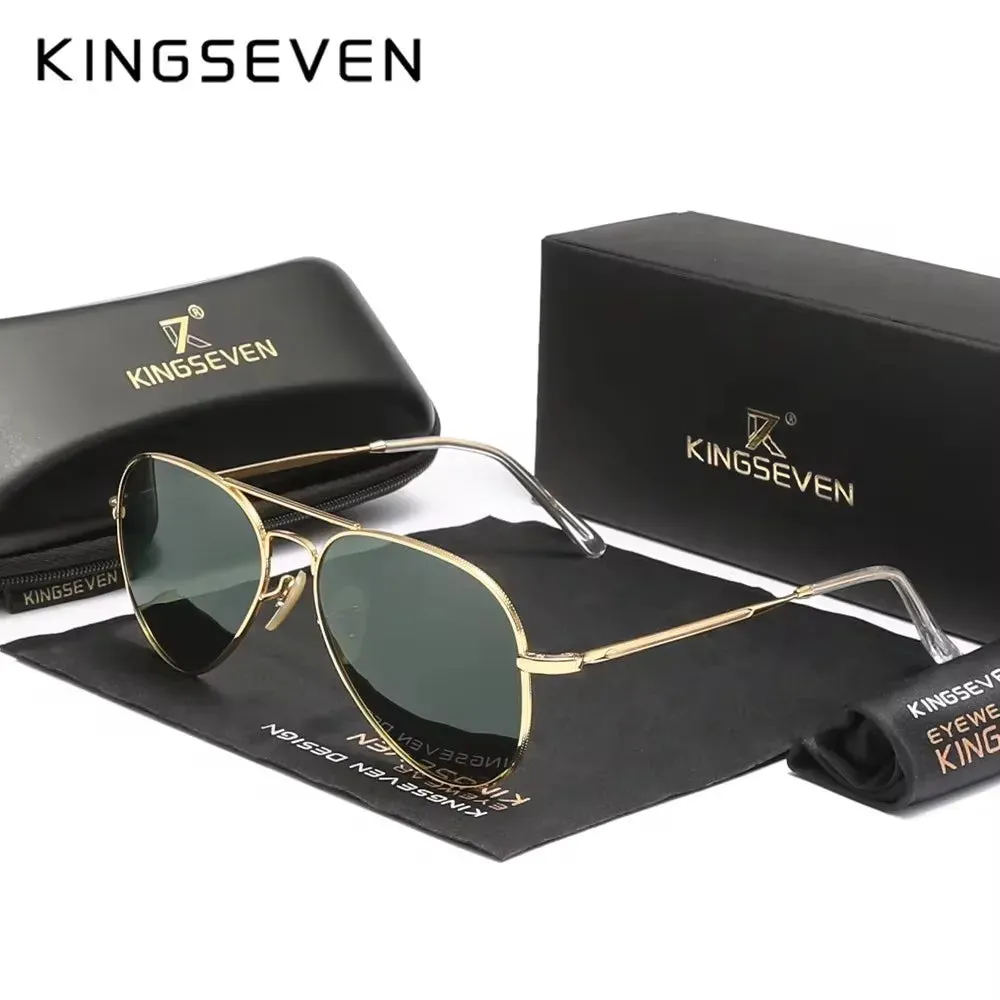 KINGSEVEN Pilot Alloy Sunglasses