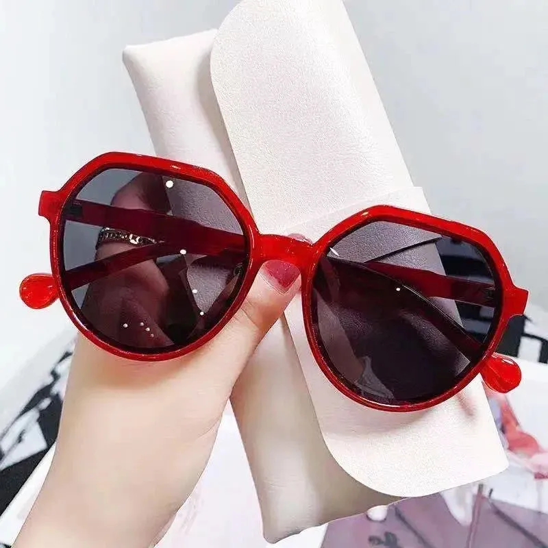 KLASSNUM Women Square Frame Fashion Sunglasses