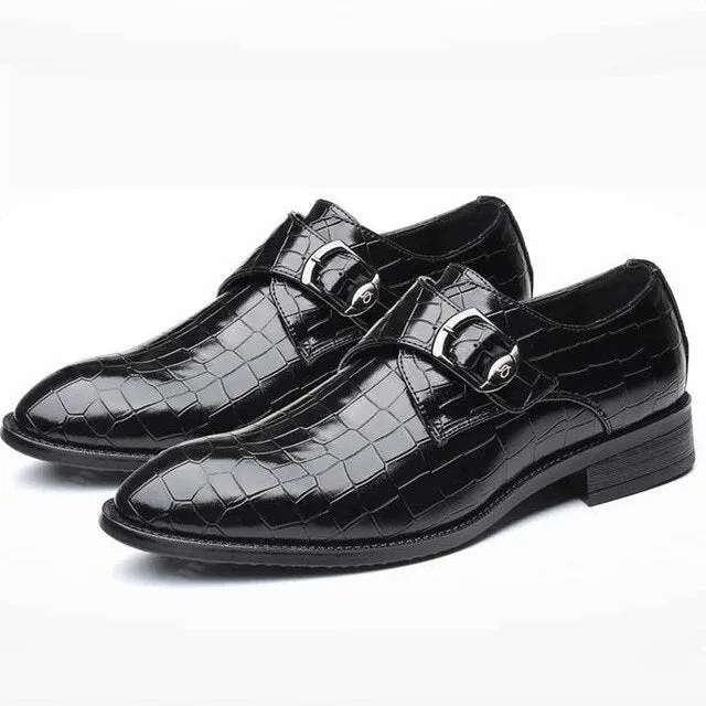Leather man shoes Loafers for men Glitter Slip-ons Large Size 45-48 Wear resistant Social shoes Comfort