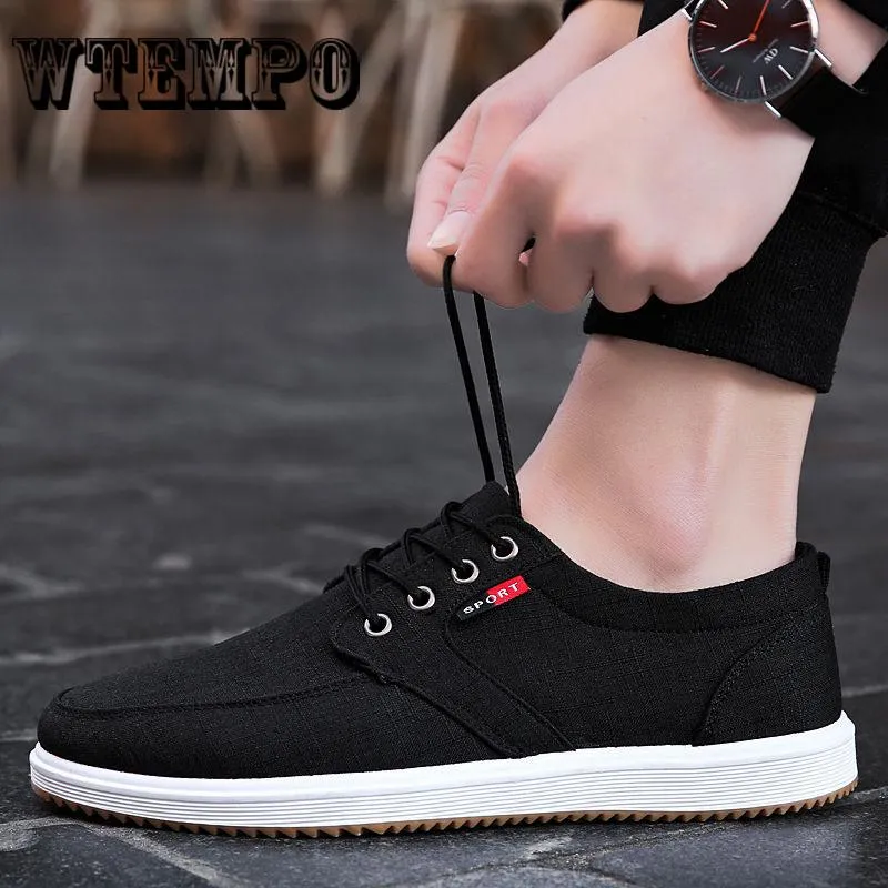 Loafers Men Outdoor Casual Light Soft Lace Up Flat Shoes