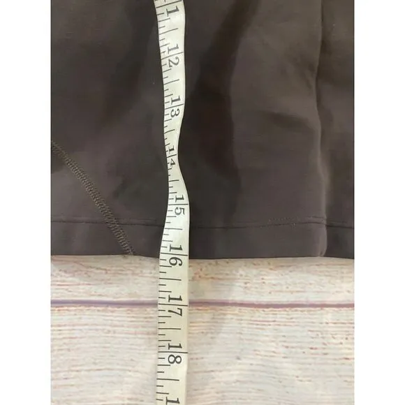 Lululemon Women's Brown Nulu Front Wrap Athletic Sports Bra - 4