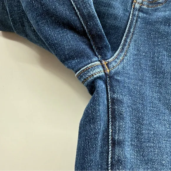 Madewell Stovepipe‎ High Rise Slim Straight Jeans in Pendleton Wash Sz 26 NN541