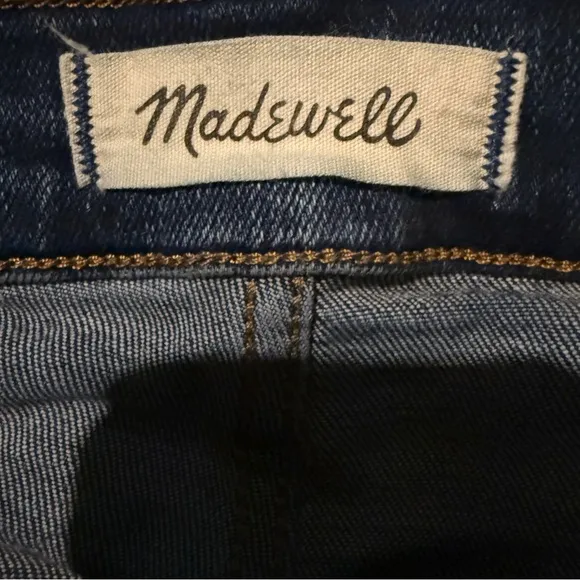 Madewell Stovepipe‎ High Rise Slim Straight Jeans in Pendleton Wash Sz 26 NN541
