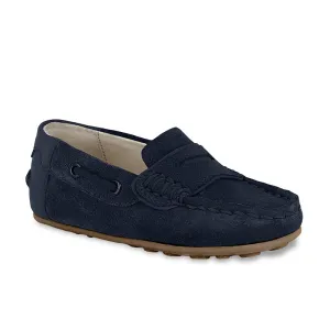 Mayoral-Older Boys Navy Leather Moccassin shoe