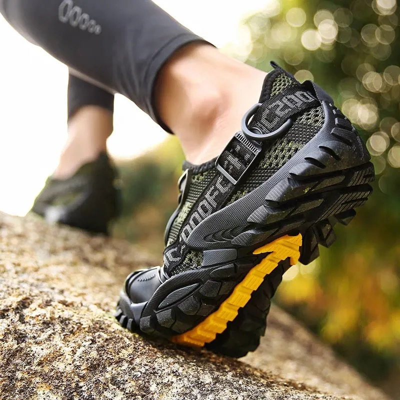 Men Women Trekking Hiking Shoes Summer Mesh