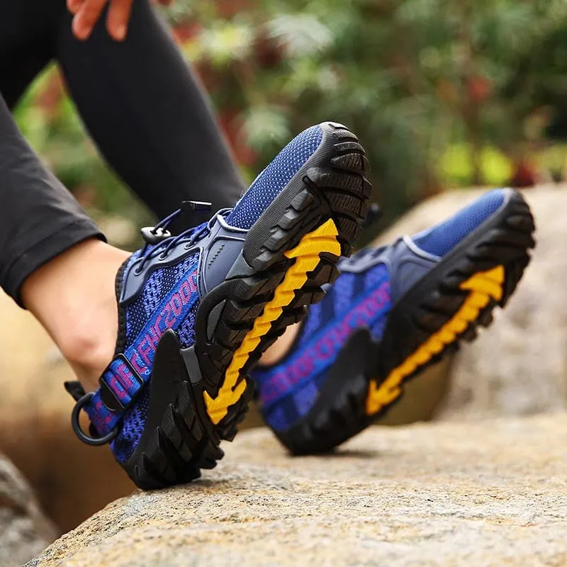Men Women Trekking Hiking Shoes Summer Mesh