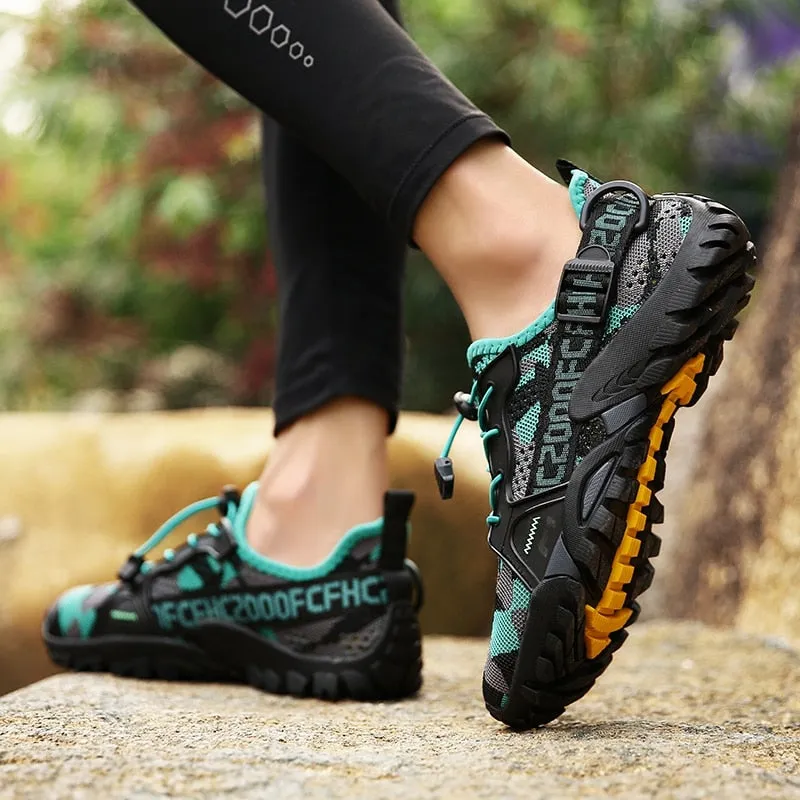 Men Women Trekking Hiking Shoes Summer Mesh