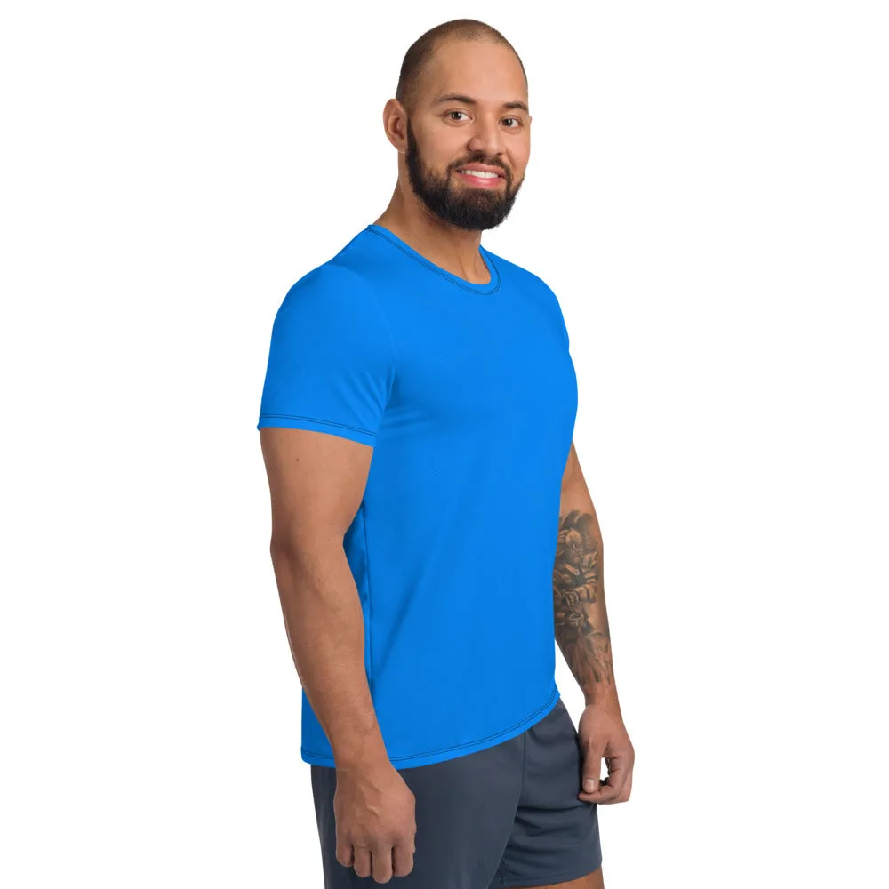 Men's Athletic T-shirt Blue
