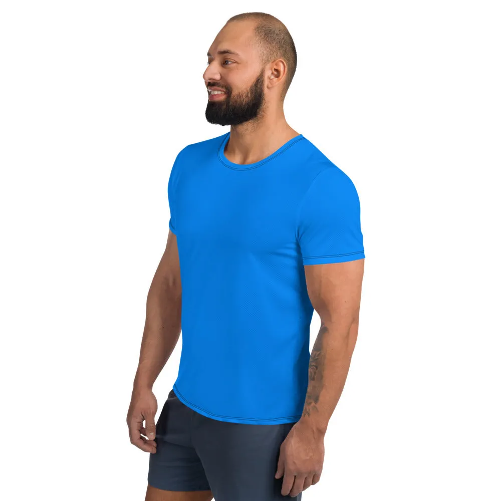 Men's Athletic T-shirt Blue