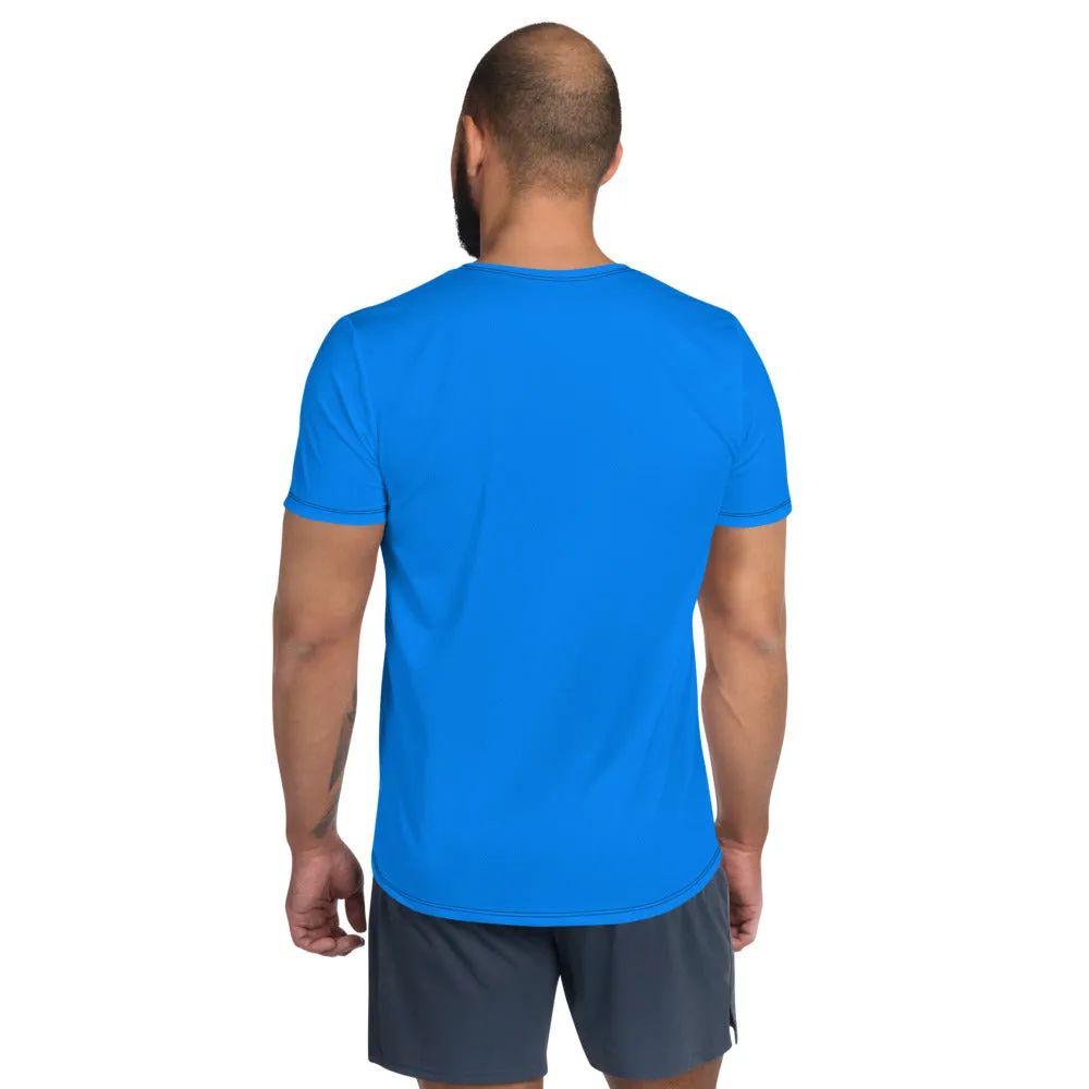 Men's Athletic T-shirt Blue