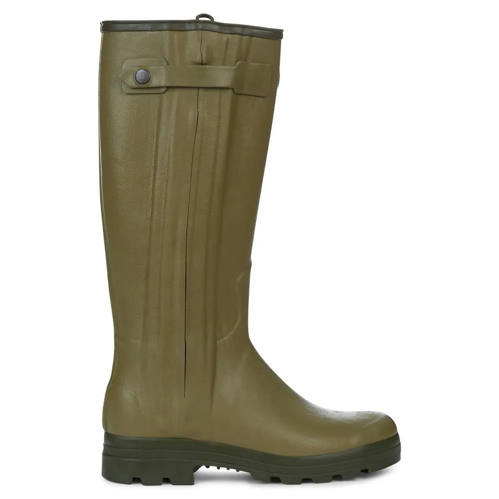 Men's Chasseur Leather Lined Wellington Boots VERT VIERZON