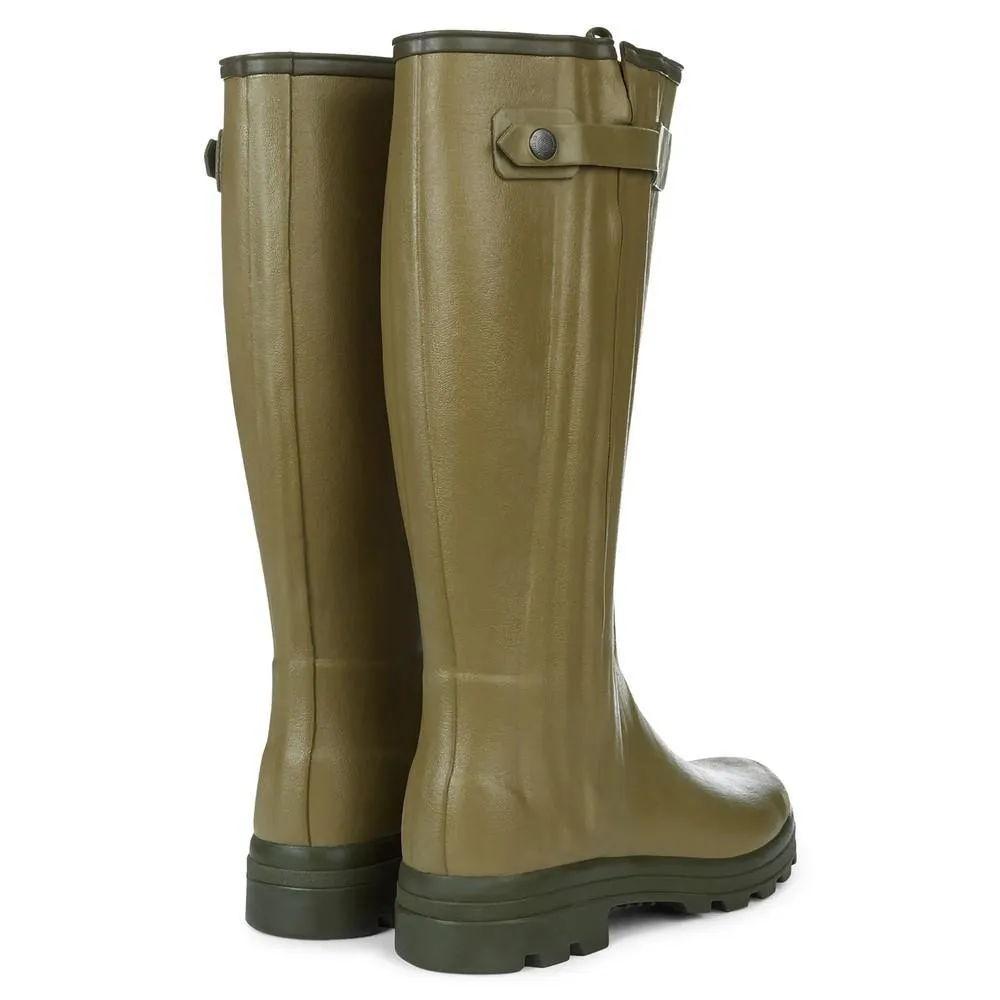 Men's Chasseur Leather Lined Wellington Boots VERT VIERZON