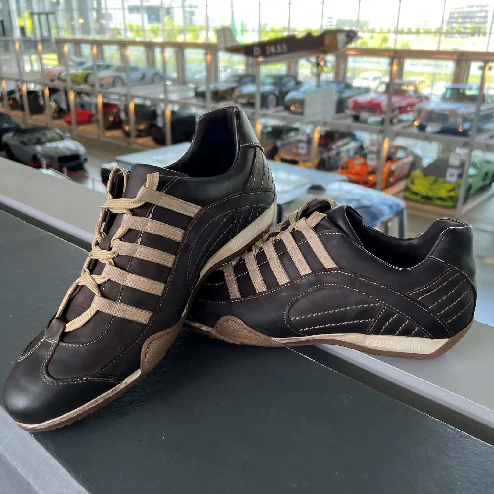 Men's GrandPrix Sneaker in Vantage Espresso (Deepest Brown)