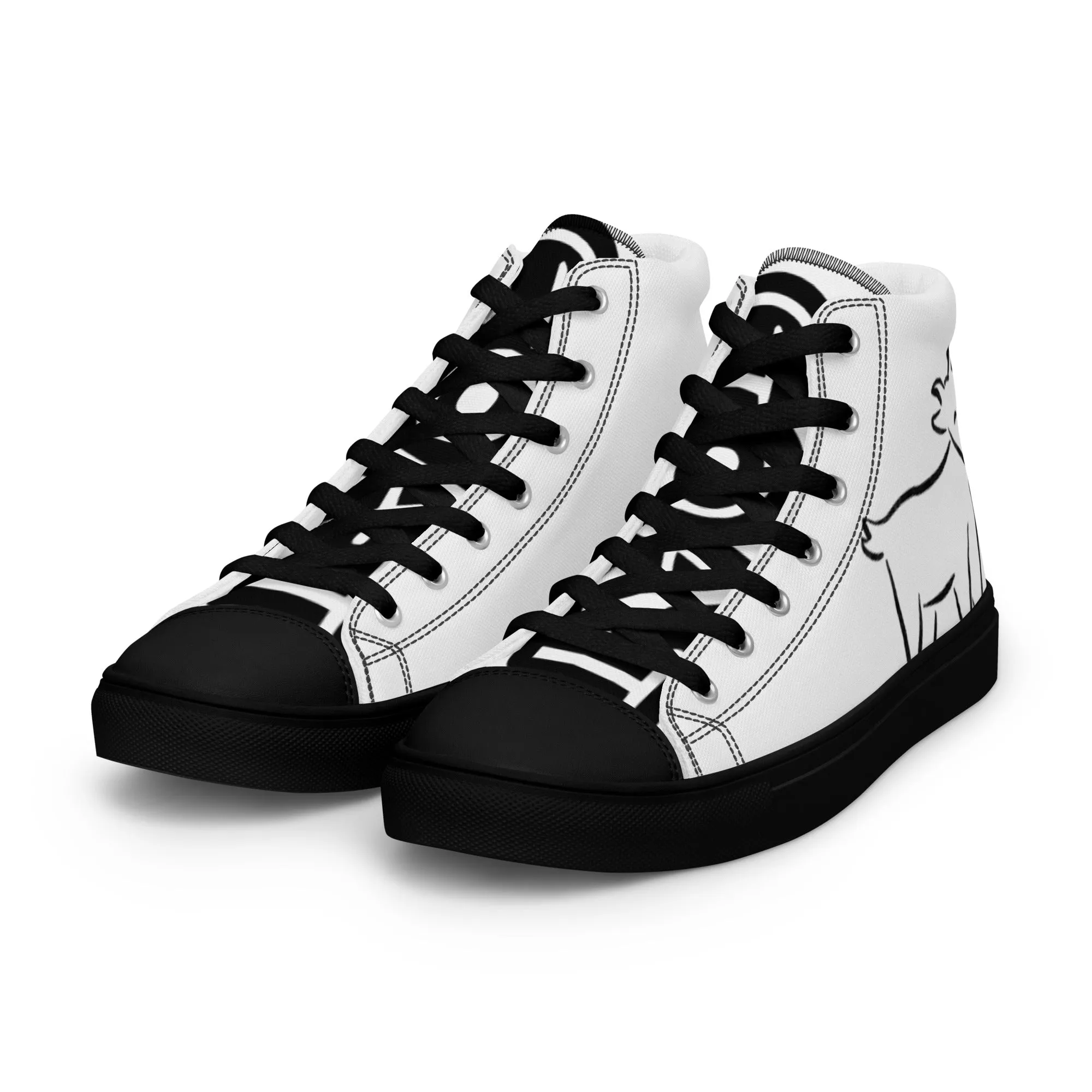 Men’s high top canvas shoes- Stylish & Comfortable