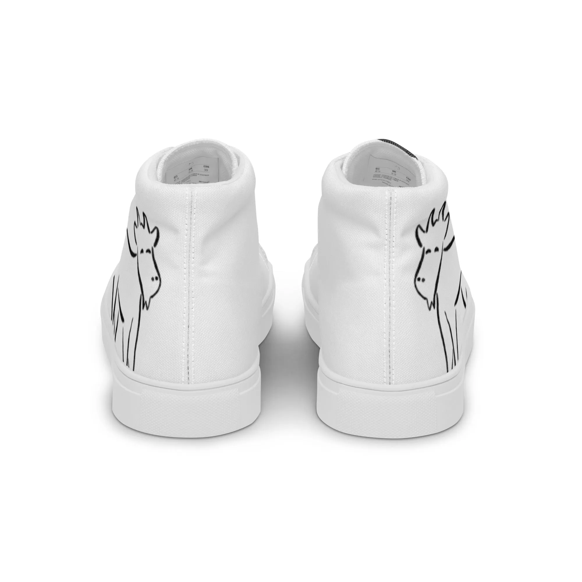 Men’s high top canvas shoes- Stylish & Comfortable