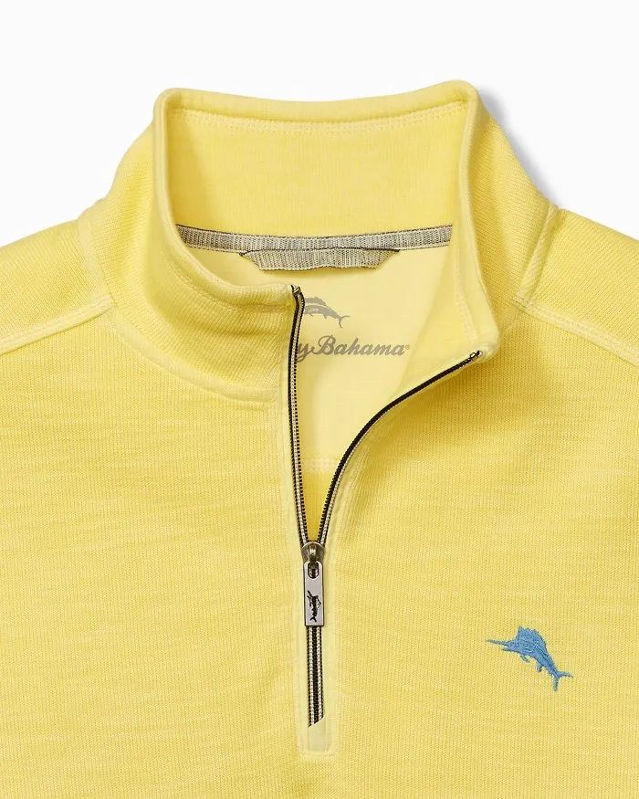 Men's Tommy Bahama | Tobago Bay Half Zip | Fresh Lemon
