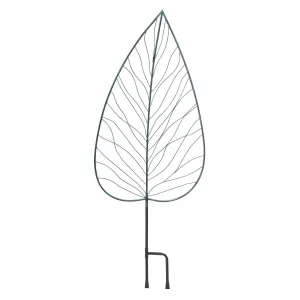 Metal Leaf Shaped Garden Trellis,54686