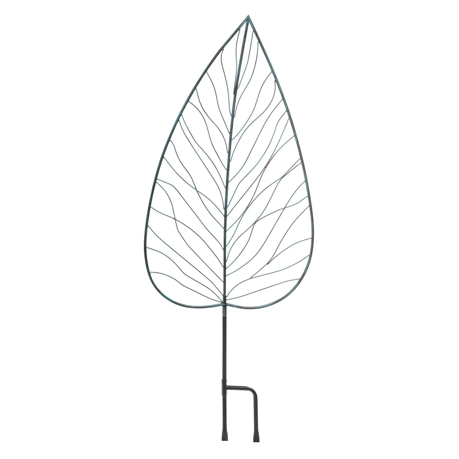 Metal Leaf Shaped Garden Trellis,54686