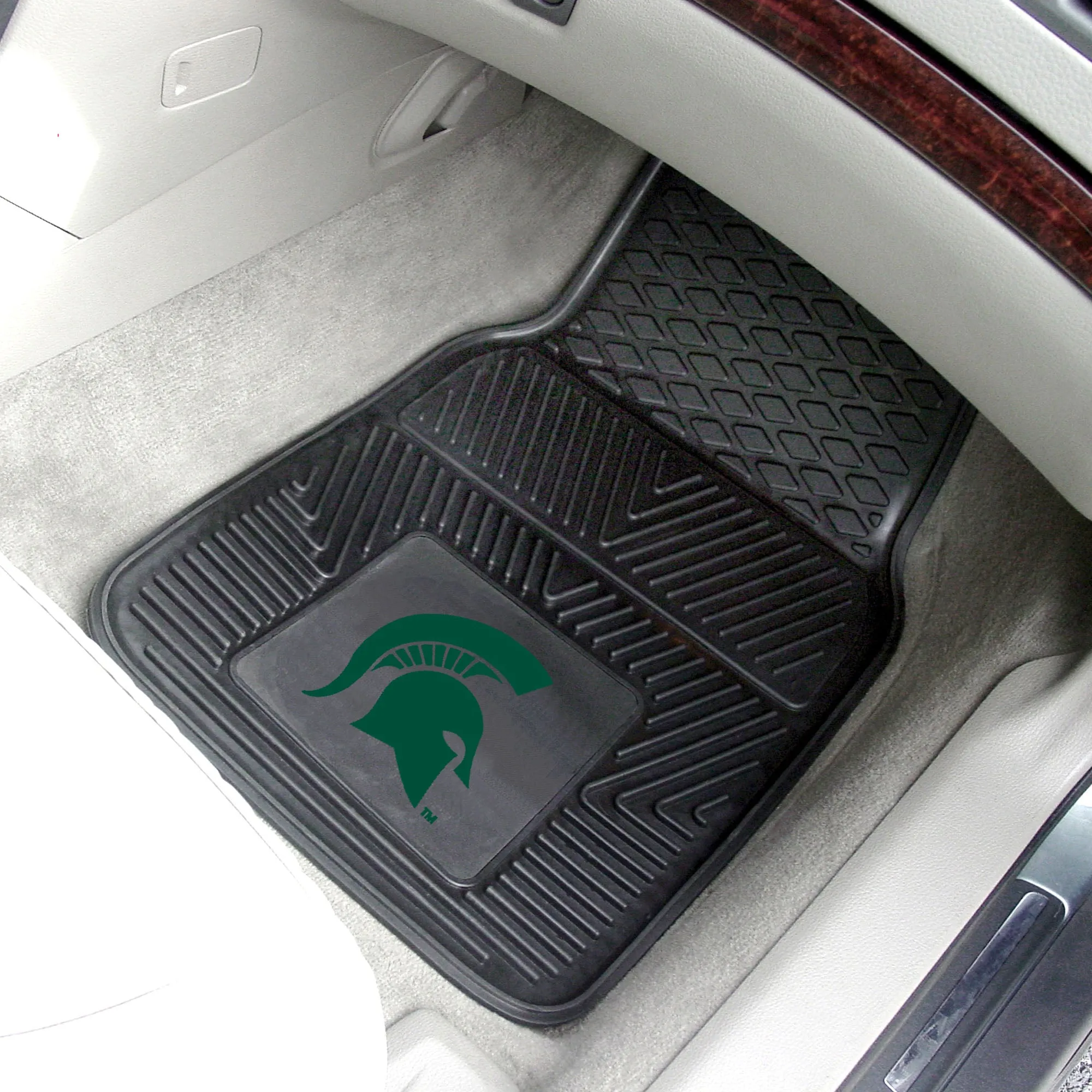 Michigan State University 2-pc Vinyl Car Mat Set