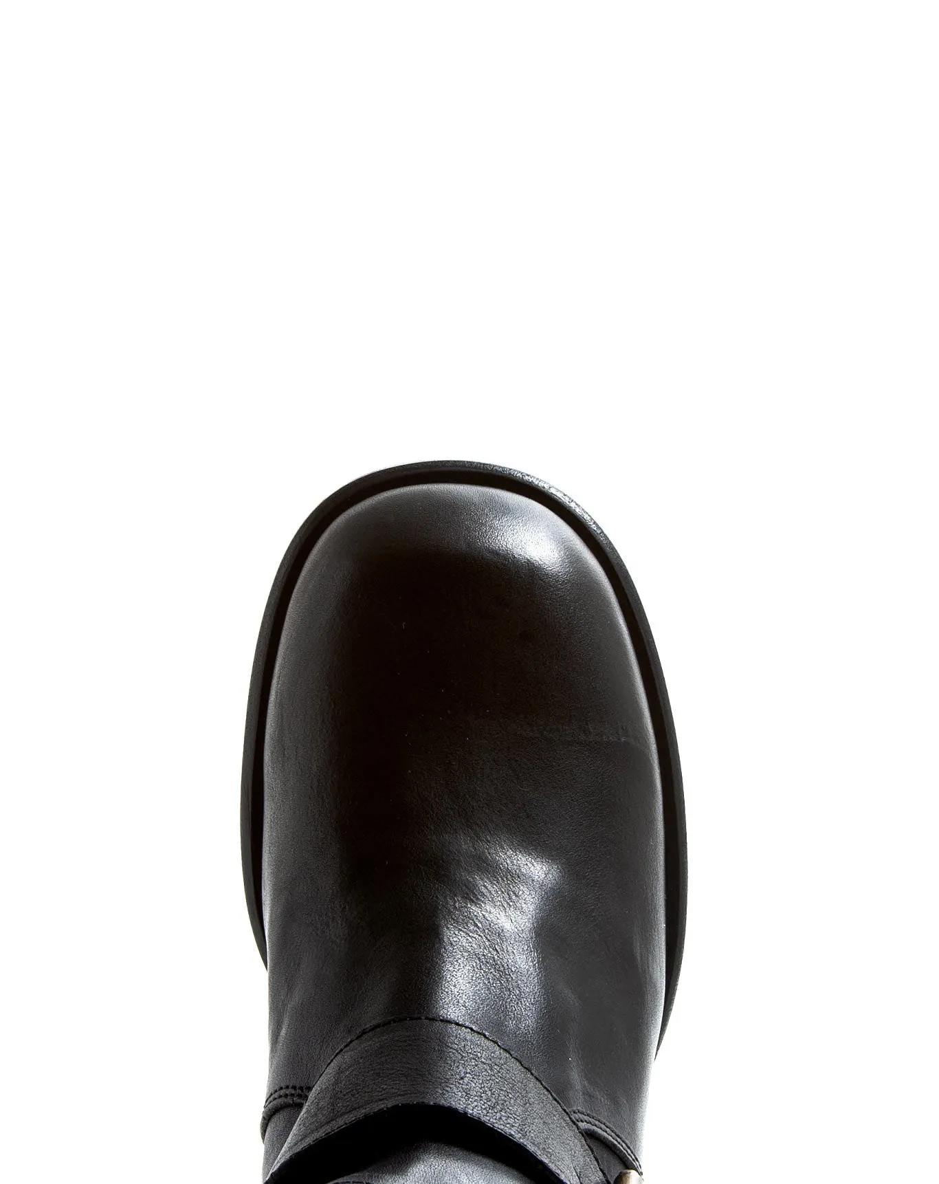MIK Black Leather Boots