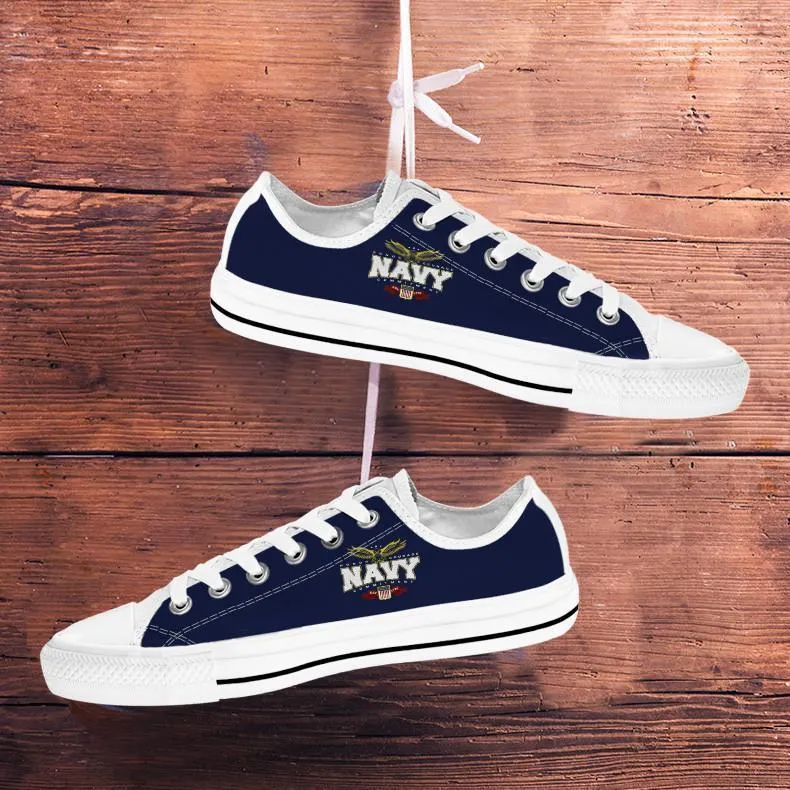 Navy Low Cuts