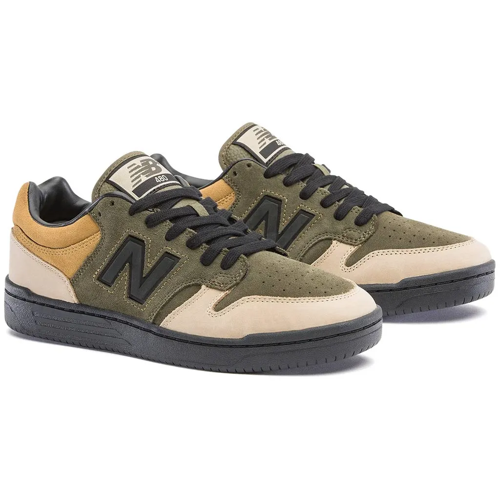 NEW BALANCE NUMERIC 480 X 8FIVE2 - OLIVE/BLACK/TAN