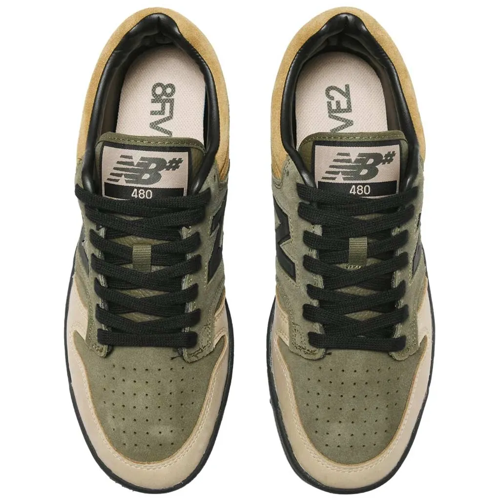 NEW BALANCE NUMERIC 480 X 8FIVE2 - OLIVE/BLACK/TAN