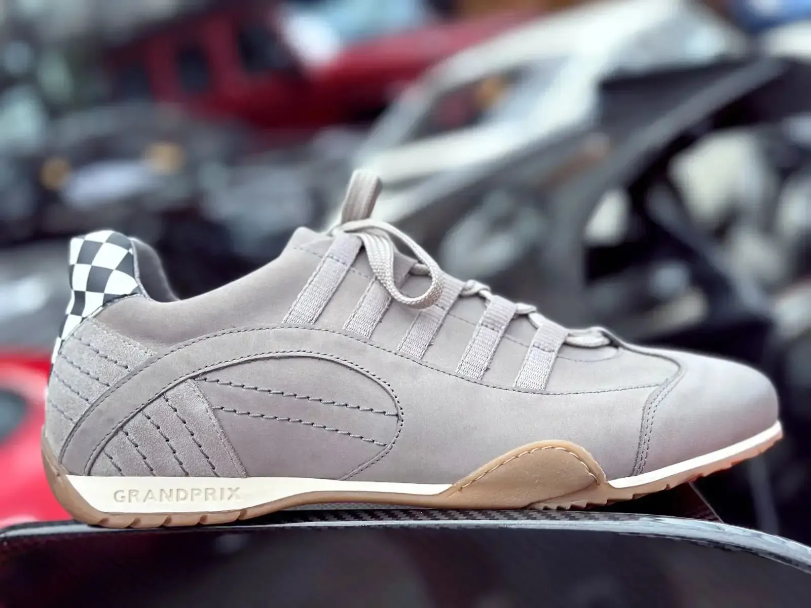 ***NEW *** Men's Racing Sneaker in Titanium Grey