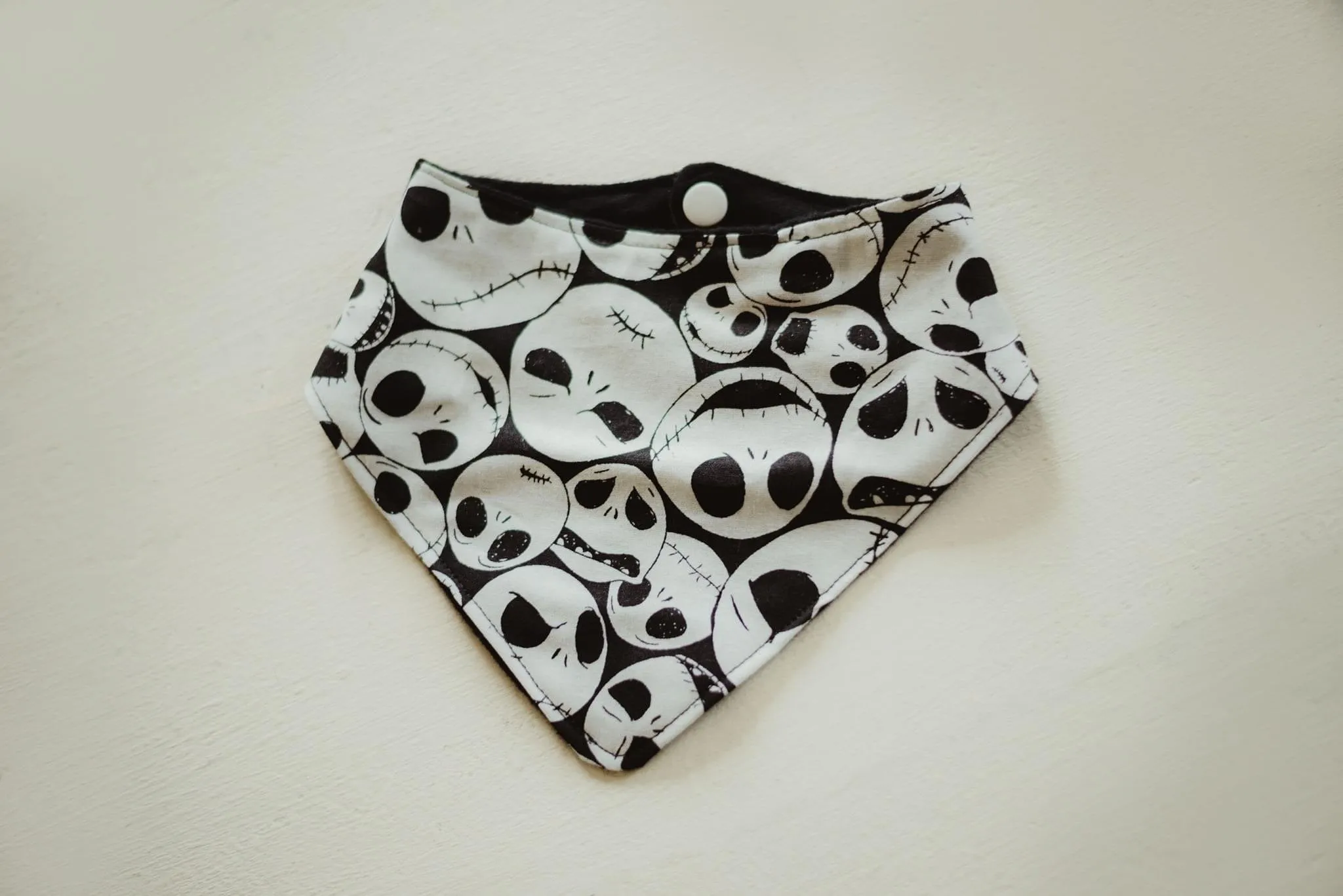 Nightmare Before Christmas Jack Skellington Baby Shoes Bib