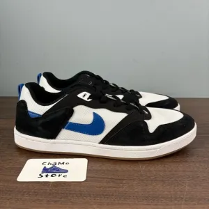 Nike SB Alleyoop White Team Royal Blue Black CJ0882-104 Skate Shoes Men’s Sz