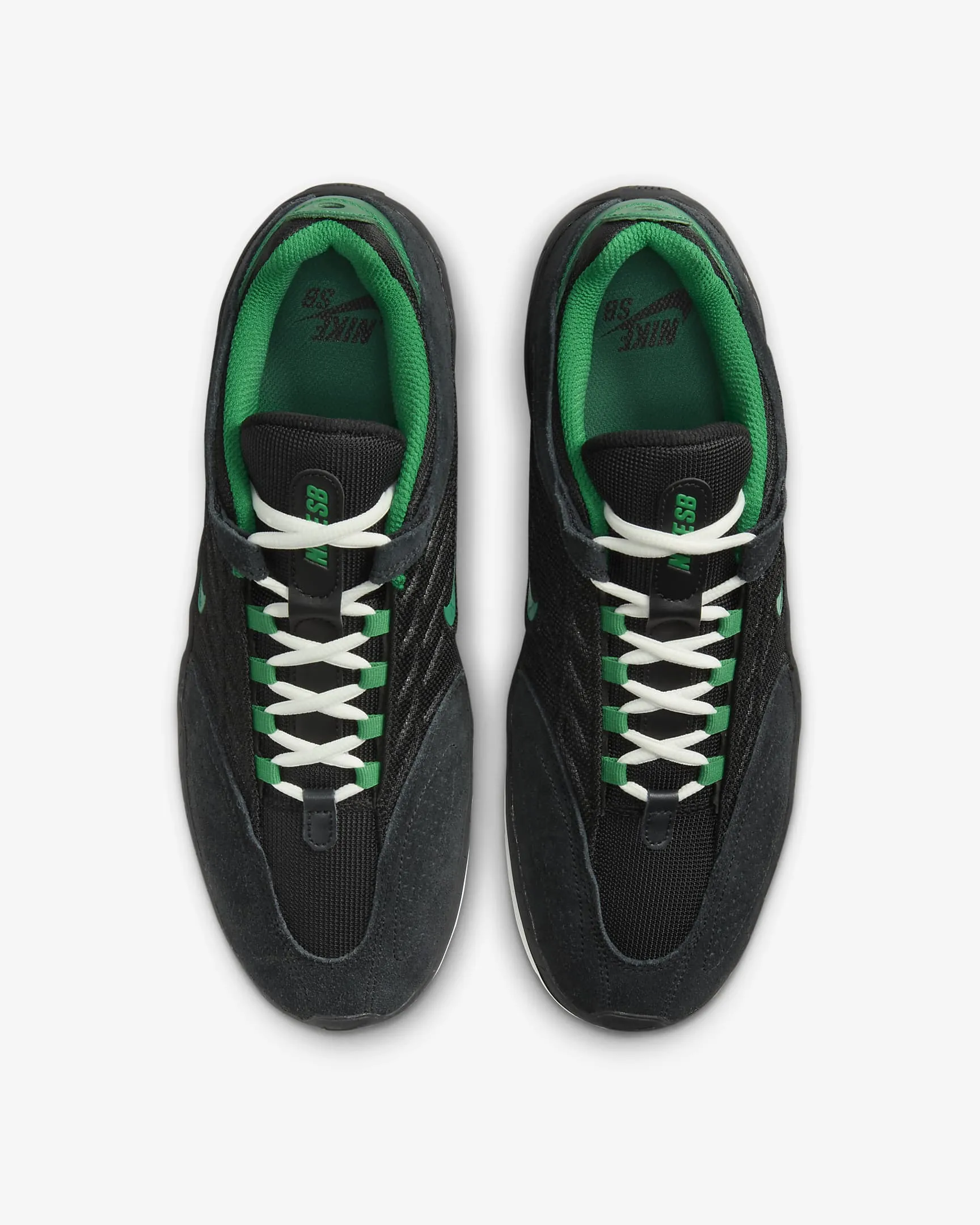 Nike SB Vertebrae Shoe - Black/Summit White/Malachite