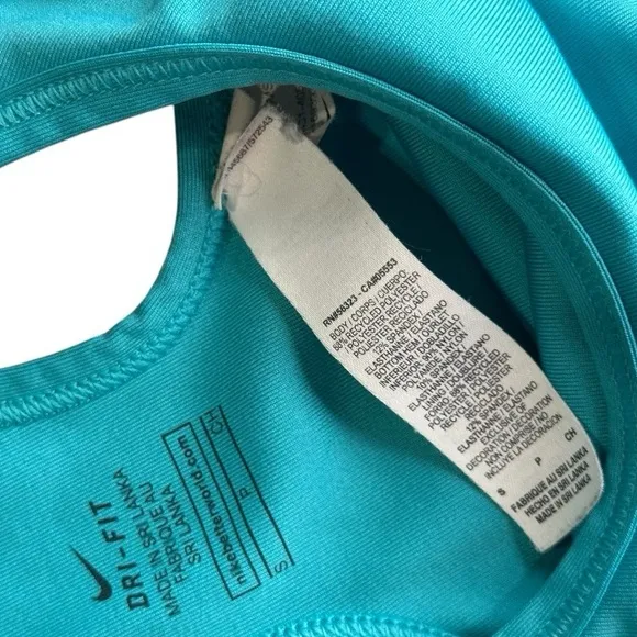 Nike Teal Racerback Sports Bra