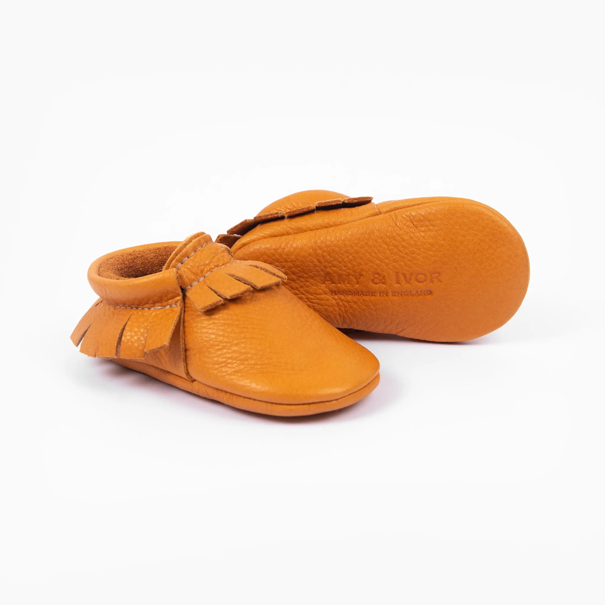 OCHRE MOCCASINS