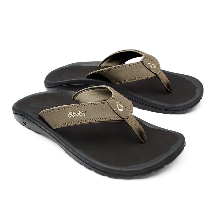 OluKai Mens ‘Ohana Sandals - Clay / Onyx
