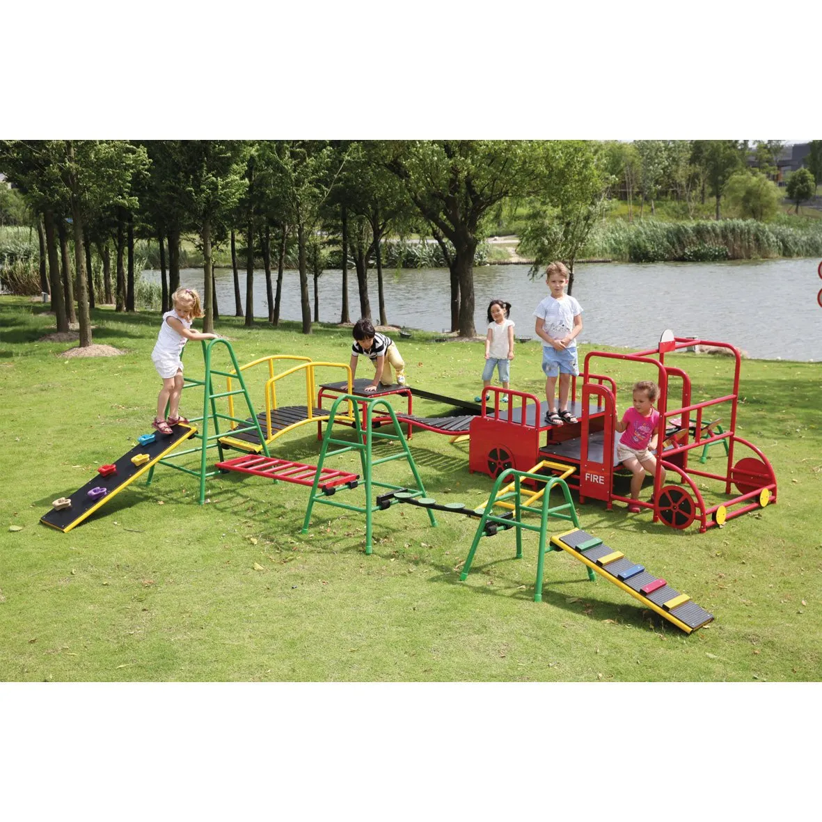 Outdoor Play Gym - Complete Set