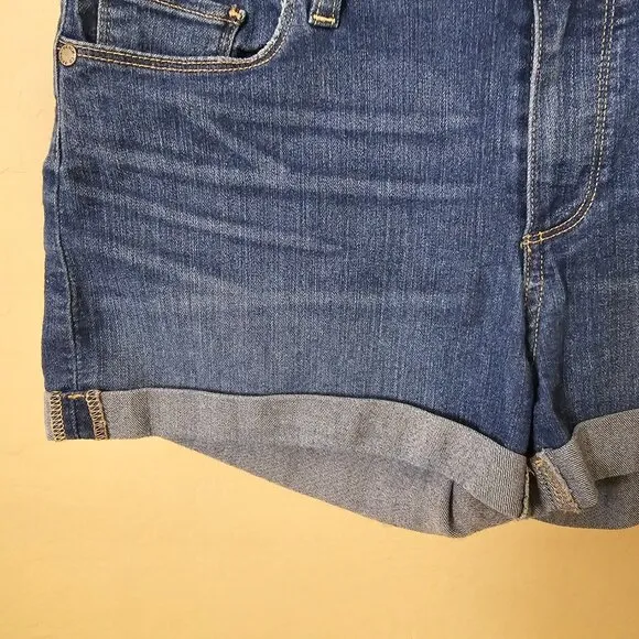 Paige Jimmy Jimmy Jenice Rolled Cuff Denim Jean Shorts